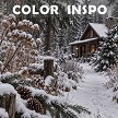 images of boots crunching in the snow, walks in the woods and cozy cabins inspired this pack 